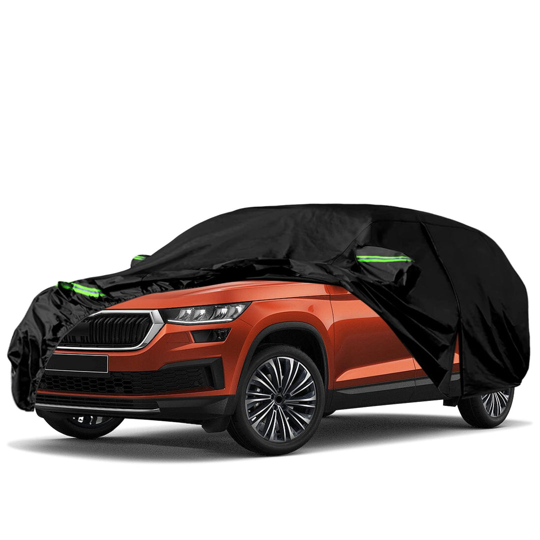 Auto Abdeckung Geeignet für Skoda Karoq 2017-2025 Schwarz Geeignet für Skoda Karoq 2017-2025, Schwar