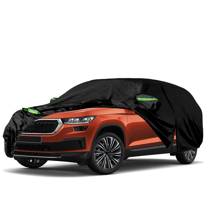 Auto Abdeckung Geeignet für Skoda Karoq 2017-2025 Schwarz Geeignet für Skoda Karoq 2017-2025, Schwar