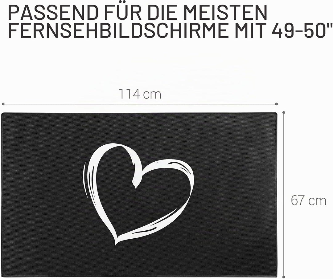 kwmobile 49-50" TV Abdeckung Indoor - Fernseher Hülle Bildschirmschutz Abdeckung - TV Bildschirm Sta