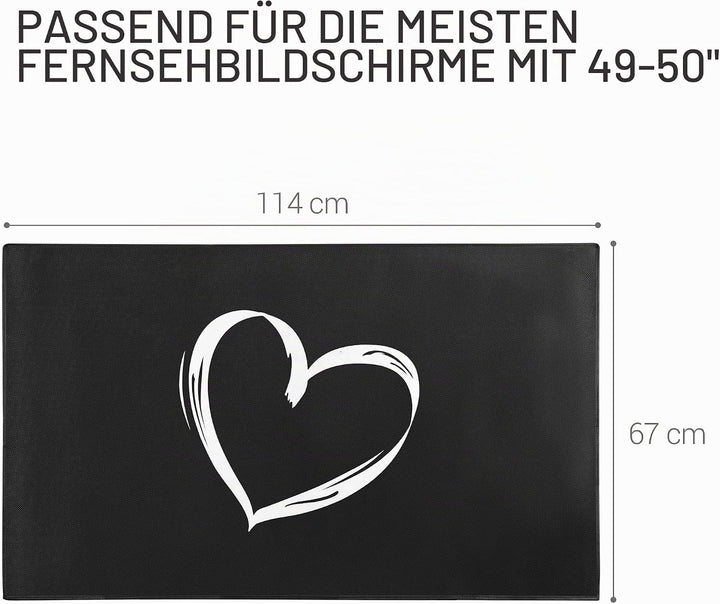 kwmobile 49-50" TV Abdeckung Indoor - Fernseher Hülle Bildschirmschutz Abdeckung - TV Bildschirm Sta