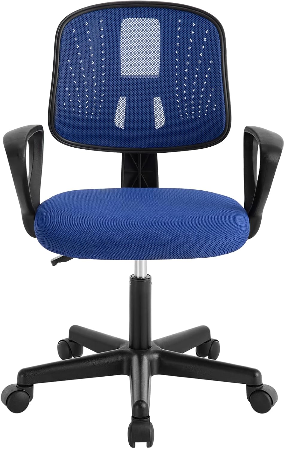 Klihome Schreibtischstuhl Kinder, Bürostuhl ergonomisch, Drehstuhl mit Rollen Armlehnen, Kinderdrehs