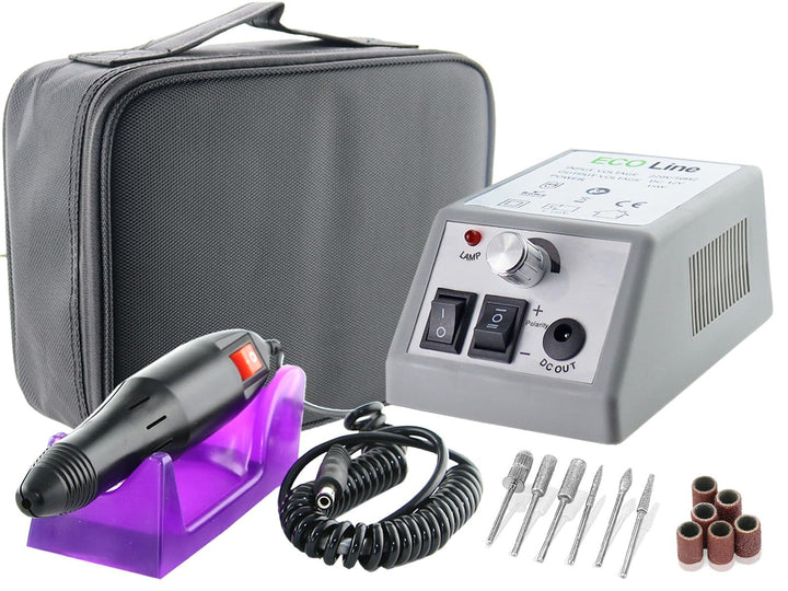 Elektrisches Fusspflegegerät mit Tasche Maniküre Pediküre Set mit Koffer