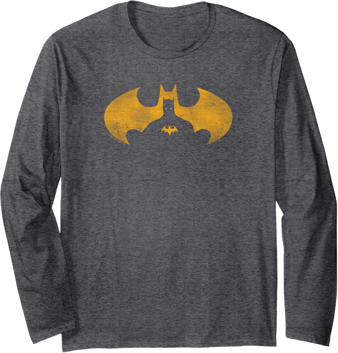 Batman Bat Symbol Knockout Langarmshirt