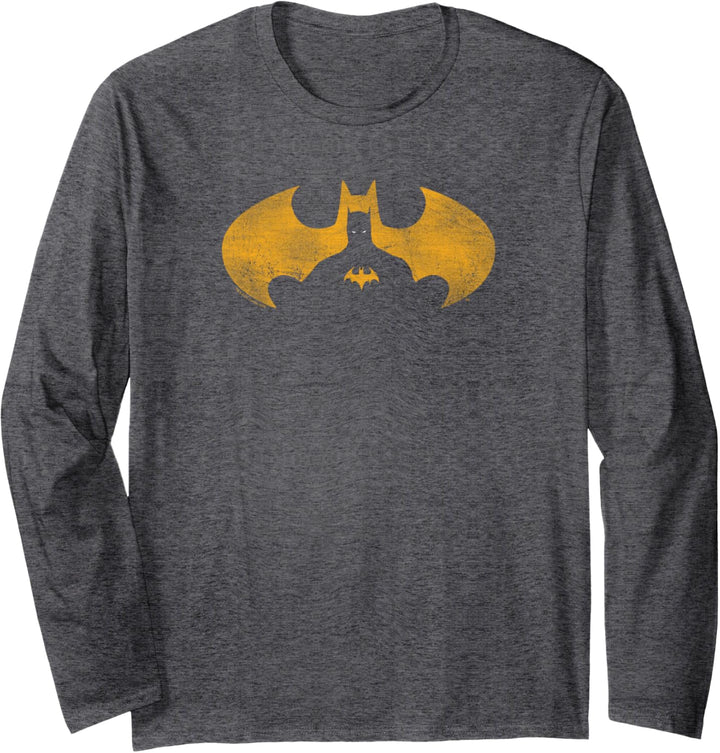 Batman Bat Symbol Knockout Langarmshirt