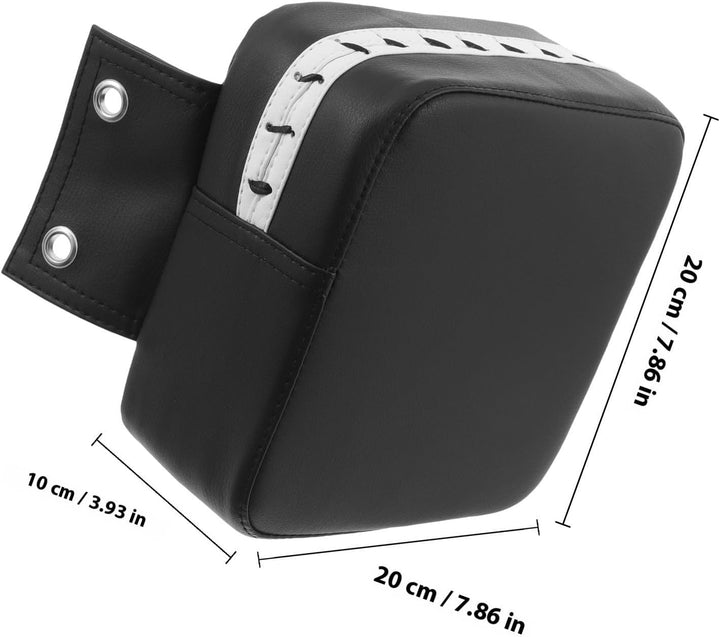Wandmontiertes Boxpolster aus Pu, Schwarz, für Kickboxen