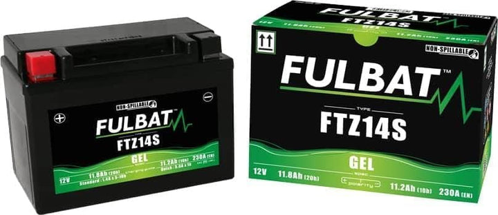 Accu Fulbat YTZ14S Gel SLA 12V 11.2Ah (Onderhoudsvrij)