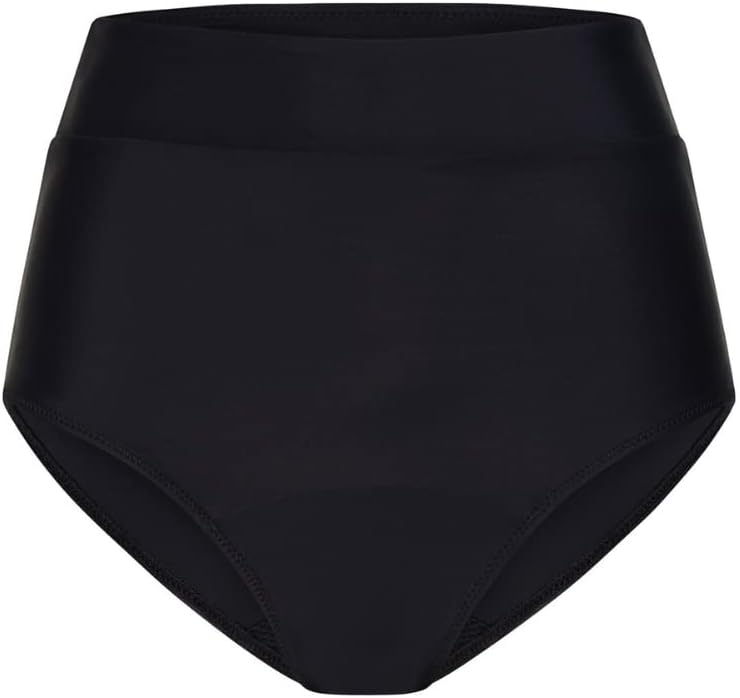 Modibodi Perioden-Swim Bikini High Waist Leicht 20 ml Schwarz 44 Schwarz, 44 Schwarz