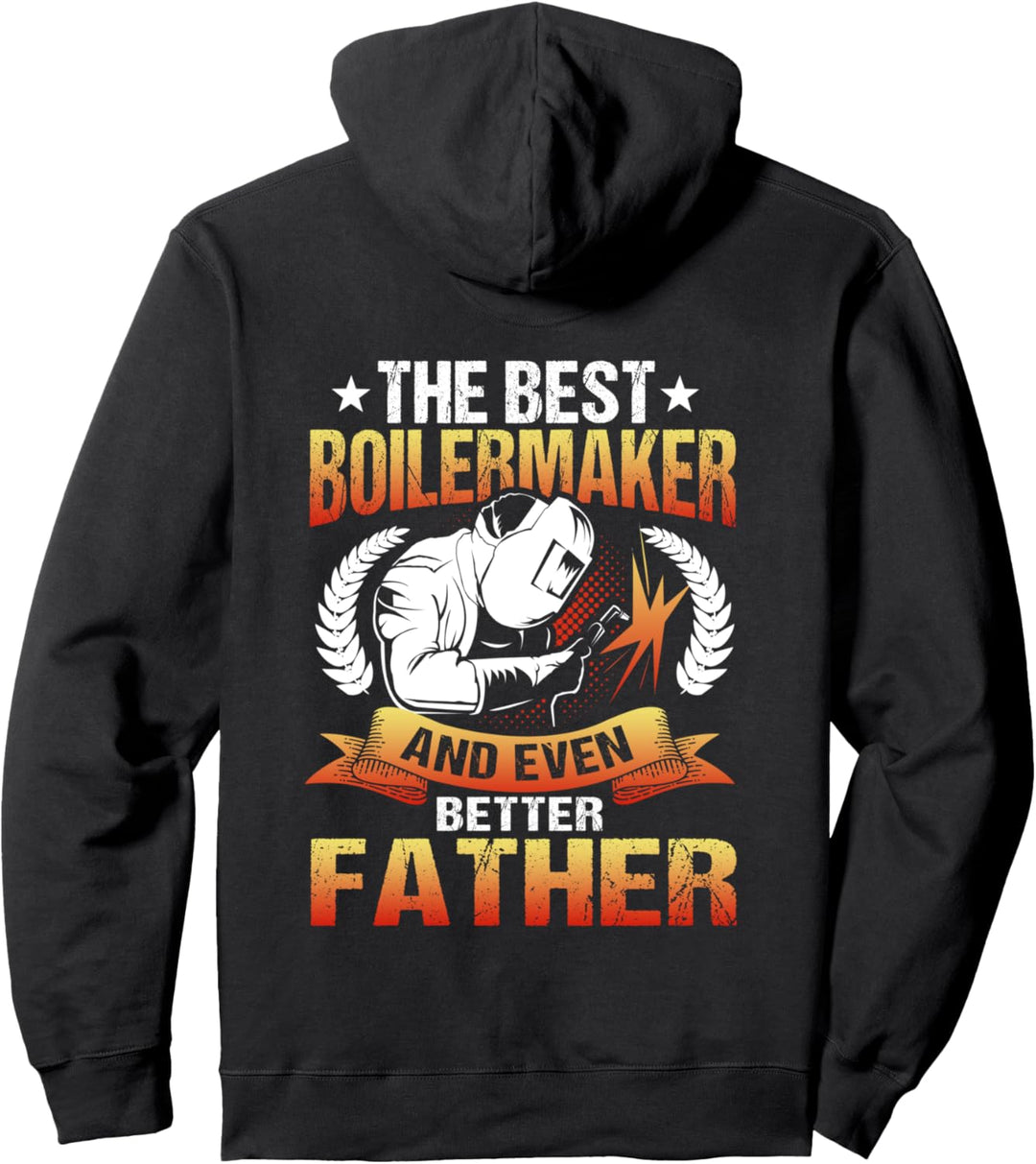 Boilermaker Dad Design auf der Rückseite der Kleidung Pullover Hoodie
