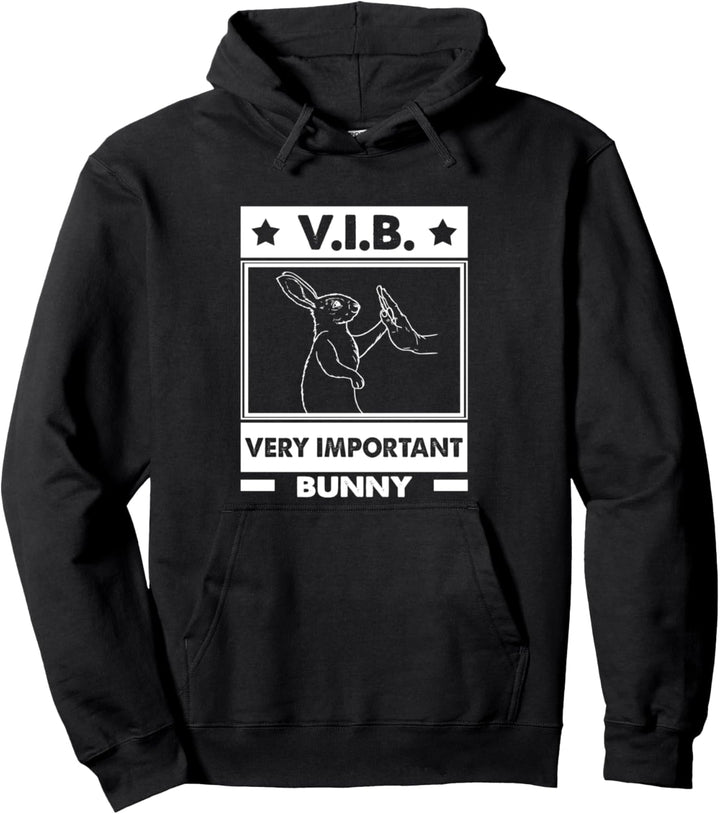Rabbit Love V.I.B. Sehr wichtiger Hase Pullover Hoodie