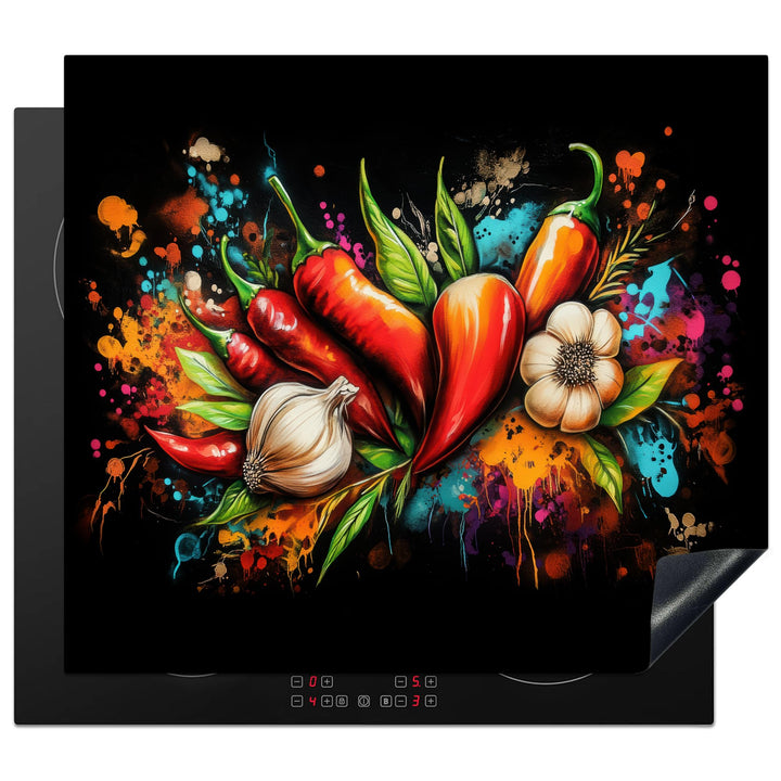KitchenYeah© Herdabdeckplatte 59x51 cm Einteilig Abdeckplatten Cerankochfeld Abdeckung Ceranfeld Her