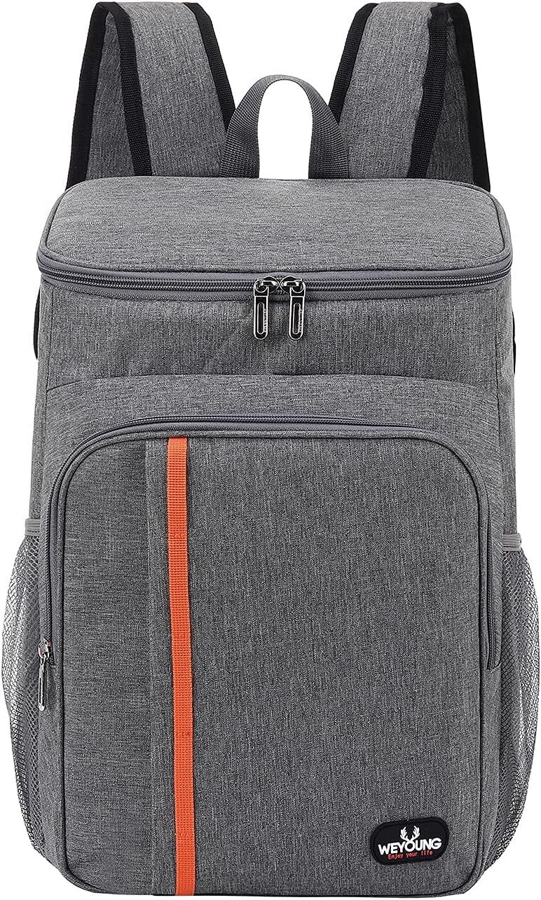 MCXKJ 22L Kühlrucksack Picknicktasche Kühl Rucksack Gross Isoliert Cooler Bag, Männer Frauen für Str
