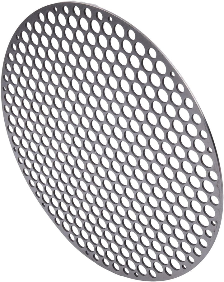 Runder Edelstahl-Grillrost, rundes Grillnetz, Drahtgeflecht, Gestell für Outdoor-Camping, Kochgeschi