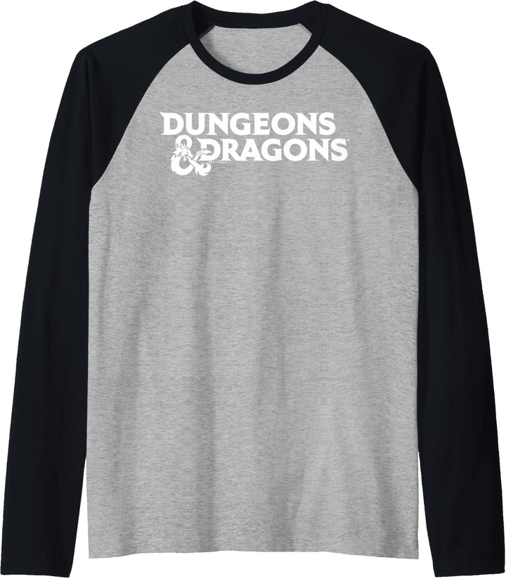 Dungeons &amp; Dragons Flat Logo Raglan