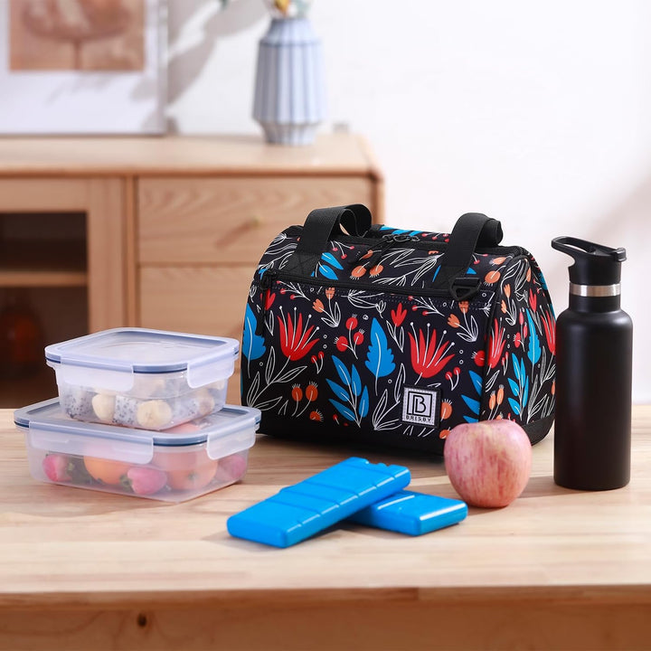 Brisby Kühltasche - 10L, Lunchtasche Damen, Vierschicht isolierte Kühltasche mit Kühlelemente, viels