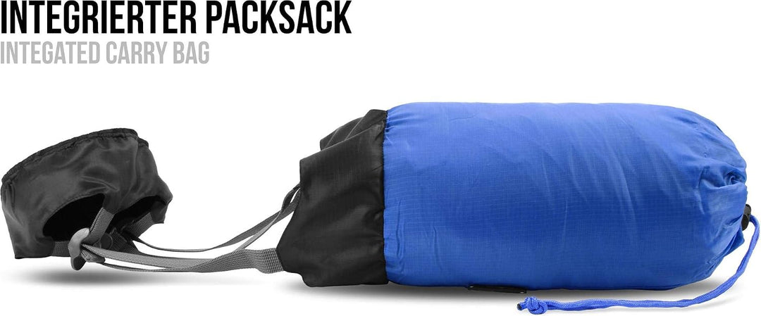 normani Ultralight Schlafsack Runty KOMPAKTE GRÖssE! 3D Mikrofaser Microtech Füllung, wasserdichter