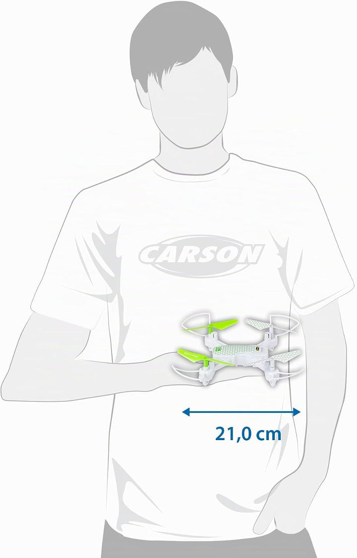 Carson 500507176 X4 Quadcopter 210 2,4GHz 100% RTF - 100% flugfertig, Ferngesteuerter, RC Quadcopter