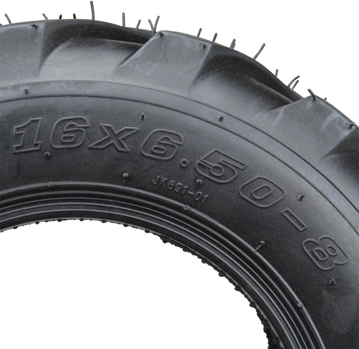 1x Reifen 16x6.5-8 Plus Schlauch für Rasentraktor Stollenreifen neu