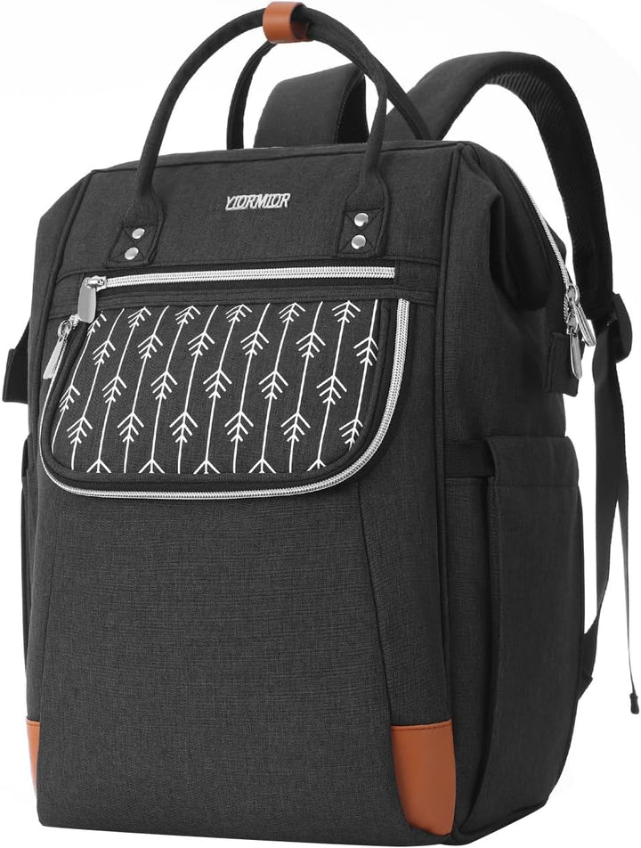 Rucksack Damen, Schulrucksack Mädchen Teenager15.6 Zoll Laptoprucksack mit Anti-Diebstahl, Arbeitsru