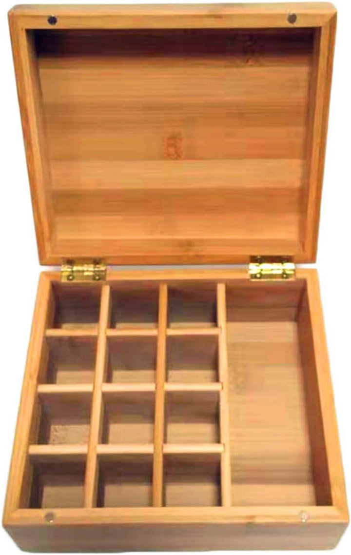 RoseFlower Bambus Ätherisches Öl Organisator Behälter Duftöle Display Ständer, 13 Löcher Aufbewahrun