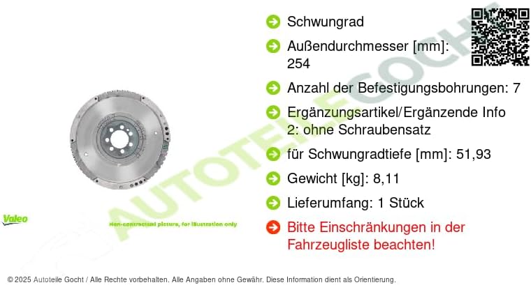 VALEO Schwungrad 836003