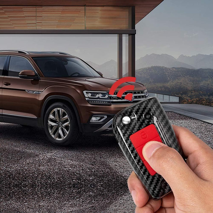 ontto Autoschlüssel Hülle Fernbedienung Cover für VW Golf Polo Passat Tiguan Touran Skoda Fabia Octa