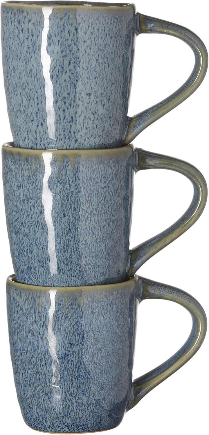Leonardo Matera Espressotassen 4er Set, Mokka-Becher aus Steingut, spülmaschinengeeignete Espresso-G