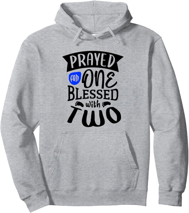 Gesegnet mit zwei Neugeborenen erwarteten Zwillingen Pullover Hoodie