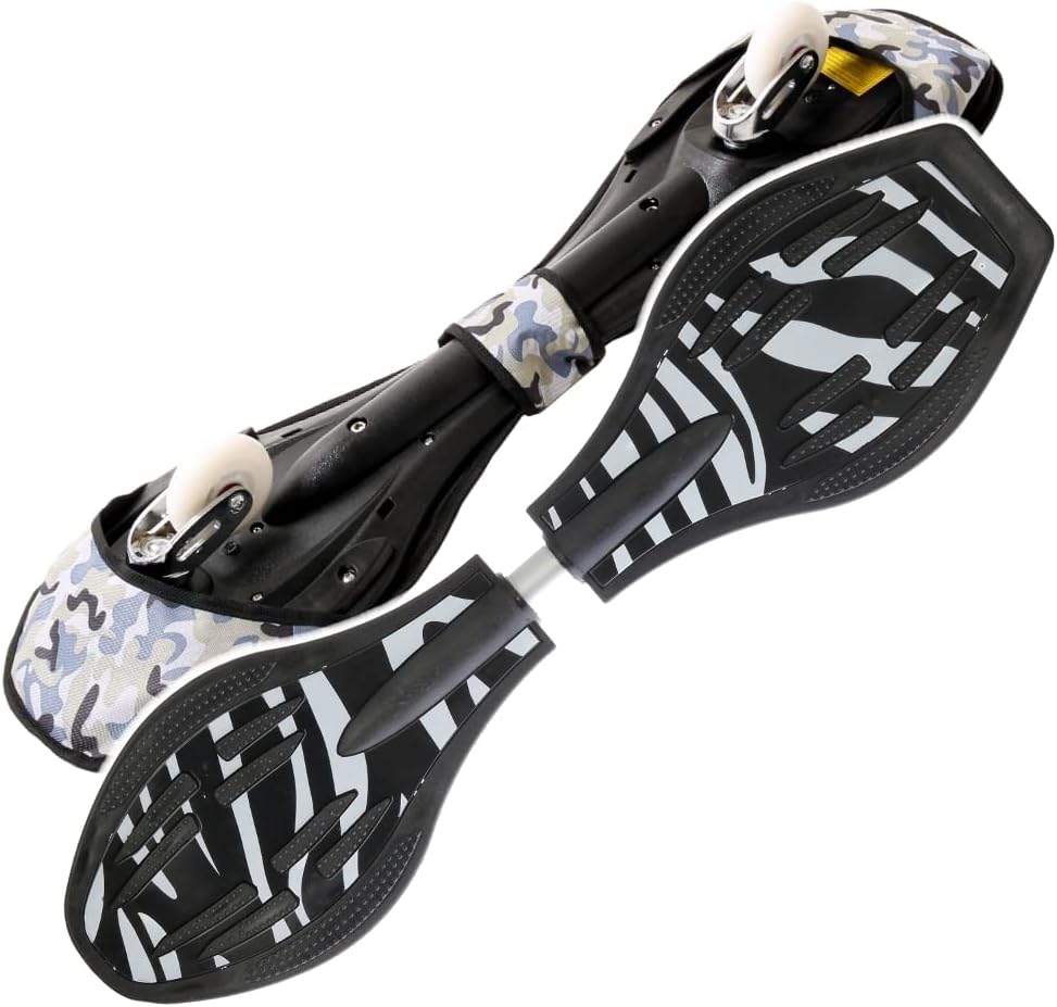 FunTomia Waveboard Original ABEC9 Kugellager inkl. Tasche - Bis 120kg - (Verschiedene Farbdesigns) Z