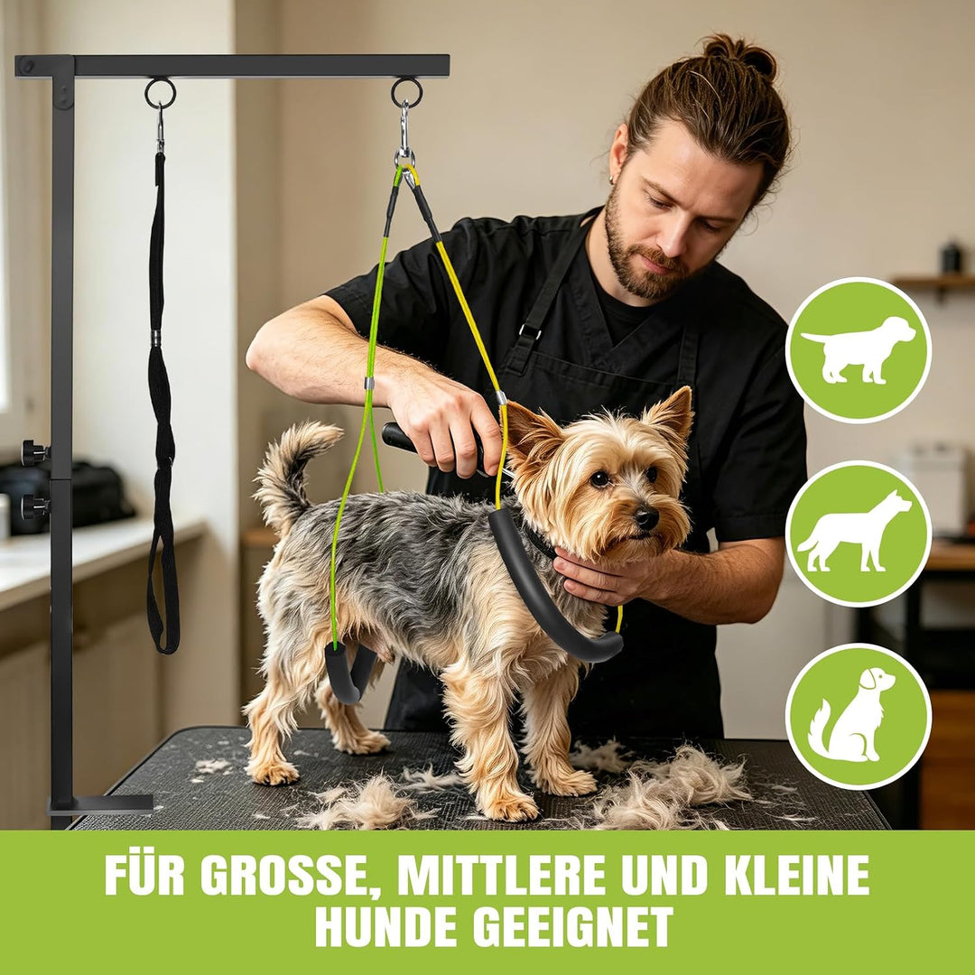 Faltbarer Hundepflegetisch-Arm mit Tischklemme