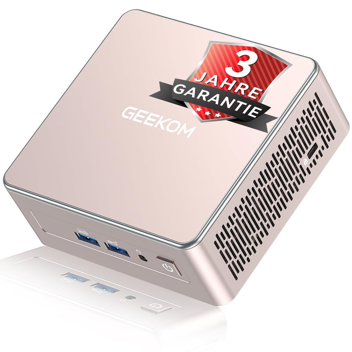 GEEKOM A5 2025 Edition Mini-PC, AMD Ryzen 5 7430U (bis zu 4,5GHz), 16GB DDR4, 512GB SSD, Windows 11