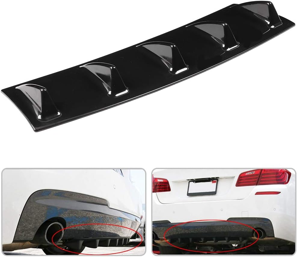Heckschürze Spoiler, Universal Auto Heckschürze Chassis Haifischflosse Spoiler Flügellippe Diffusor