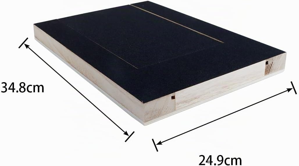 Holz-Feilenbrett mit integrierter Snackbox, Schleifpapier-Welpen-Schleifpad, stabiles Hundepfoten-Kr