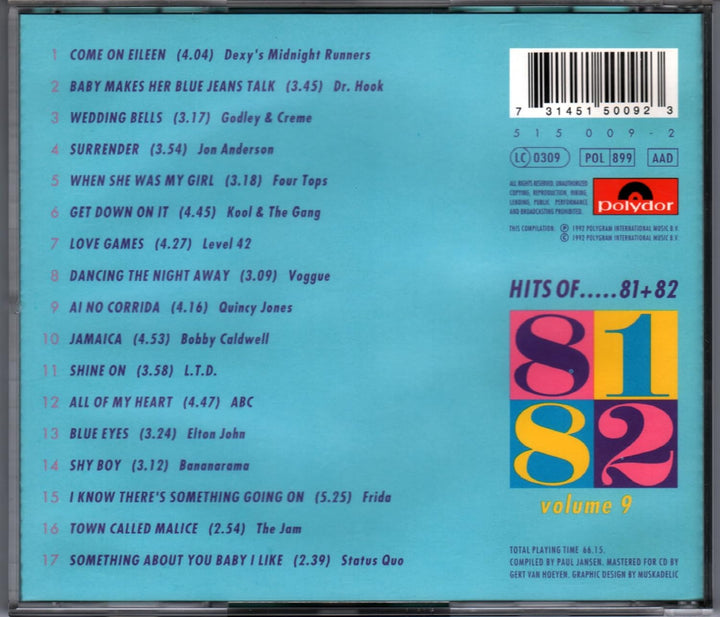 Hits of 81 + 82 / Vol.09, Audio-CD