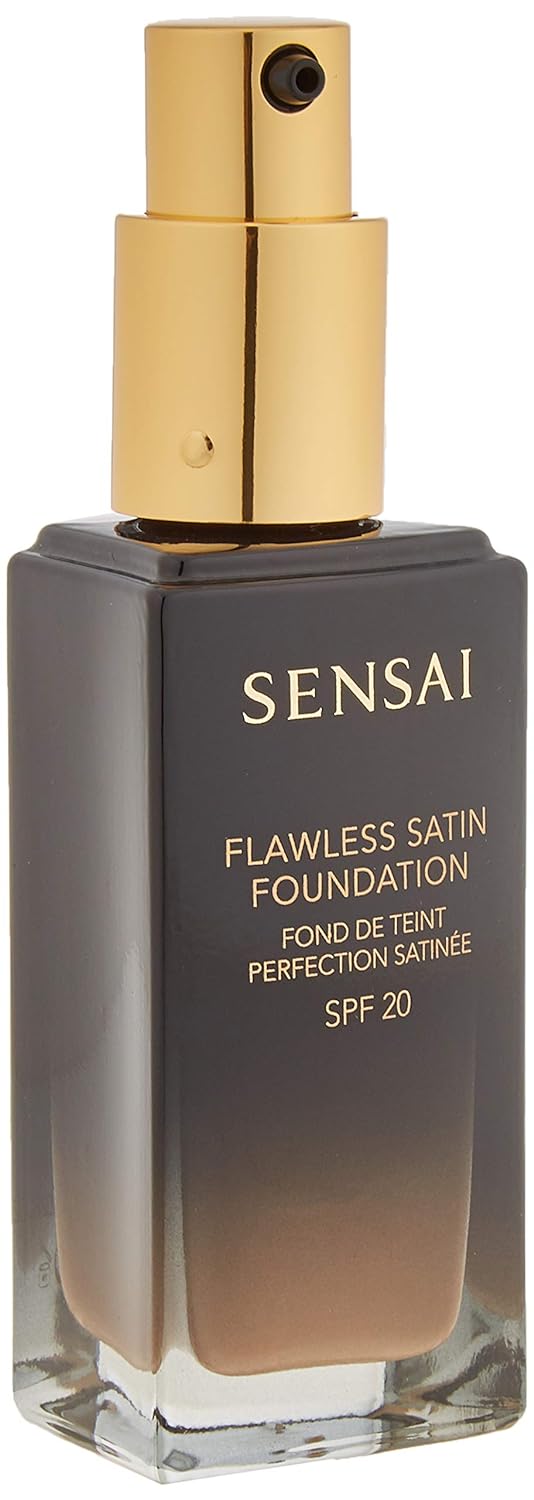 Sensai Flawless Satin Foundation, Number 204.5, Warm Beige 30 ml, Warm Beige