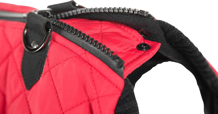 Gooby modische Hundebomberweste, gesteppt, elastischer Brustbereich, Rautenmuster, X-Large chest (~1