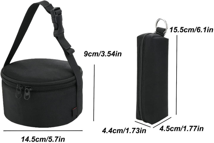 Klangschalen-Tragetasche, Meditationsschalen-Tasche, Robuster Schutz, Geräumige Aufbewahrung, Tragba