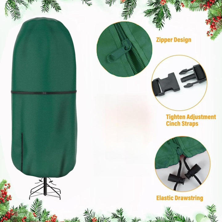 Robuste Weihnachtsbaumabdeckung, robuste Abdeckung für künstliche Bäume, aufrecht, verstellbar, reis