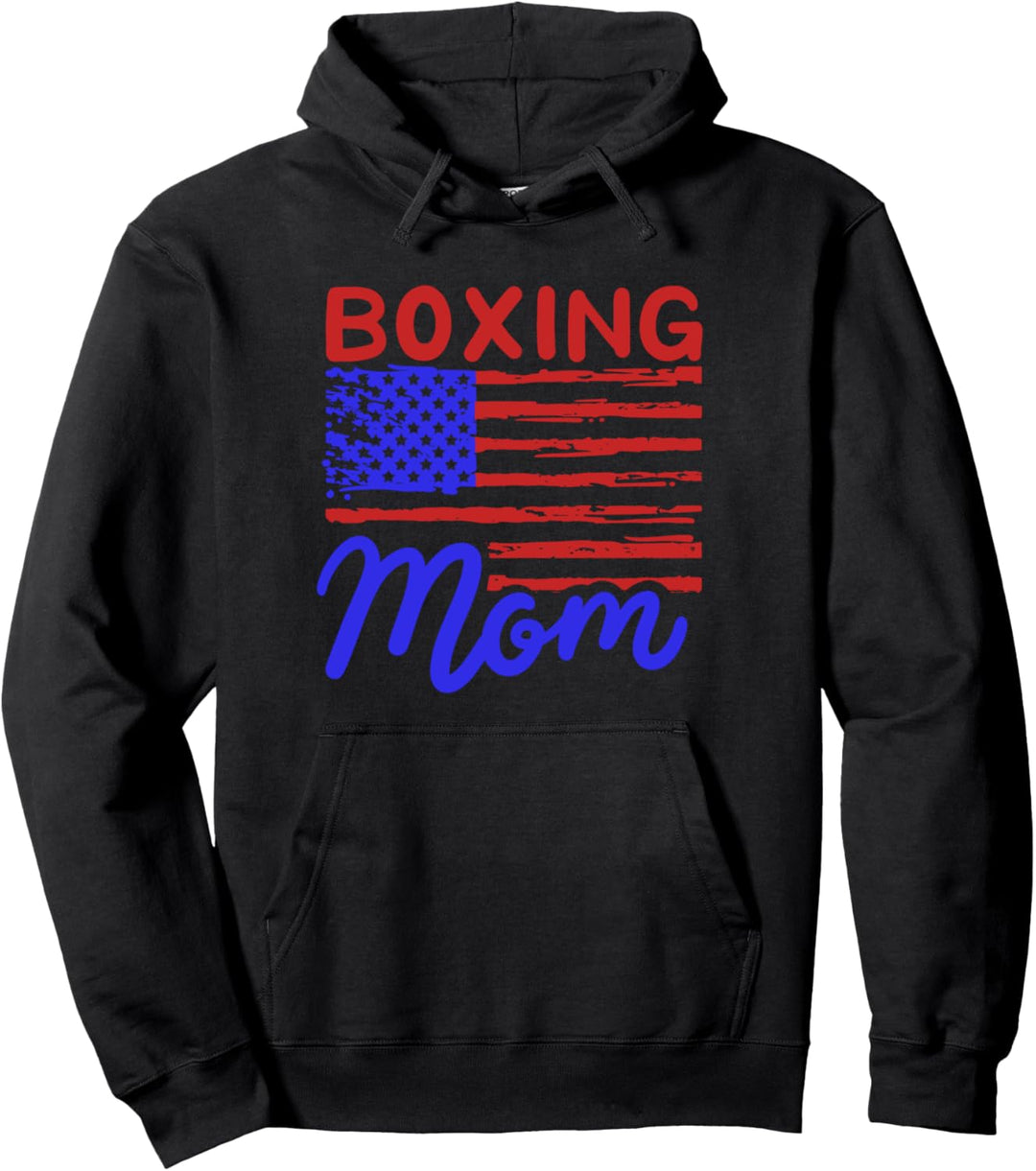 Boxing Mom Boxerin Mama Boxen Mutter Kickboxen Muttertag Pullover Hoodie