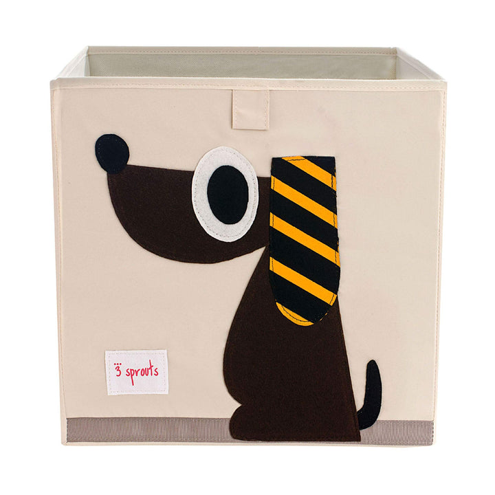 3 Sprouts Aufbewahrungsbox Hund Cremefarben, Cremefarben
