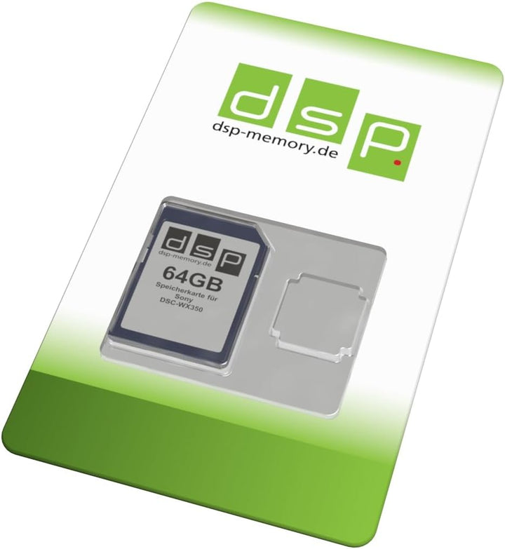 64GB Speicherkarte für Sony DSC-WX350
