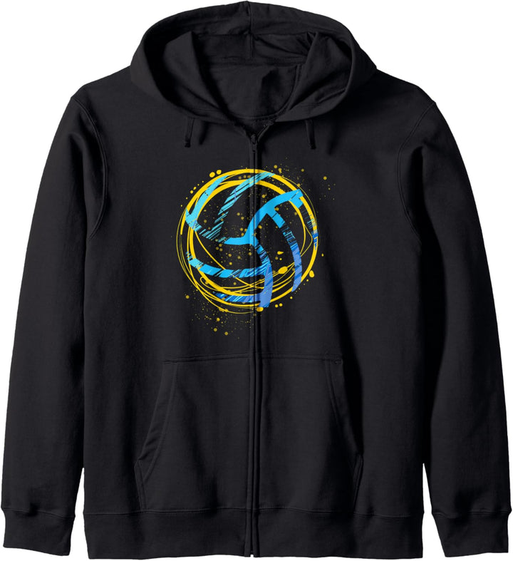 Retro Wasserball Geschenk Spieler und Trainer Kapuzenjacke