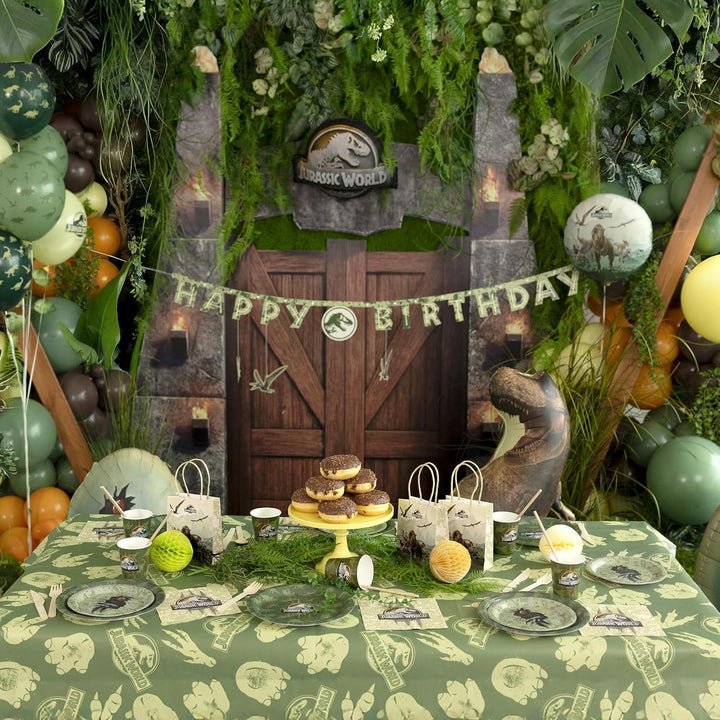 Jurassic World Party-Deko-Set 46-teilig – Tisch- &amp; Raumdekoration &amp; Zubehör – Partyzubehör Geburtsta