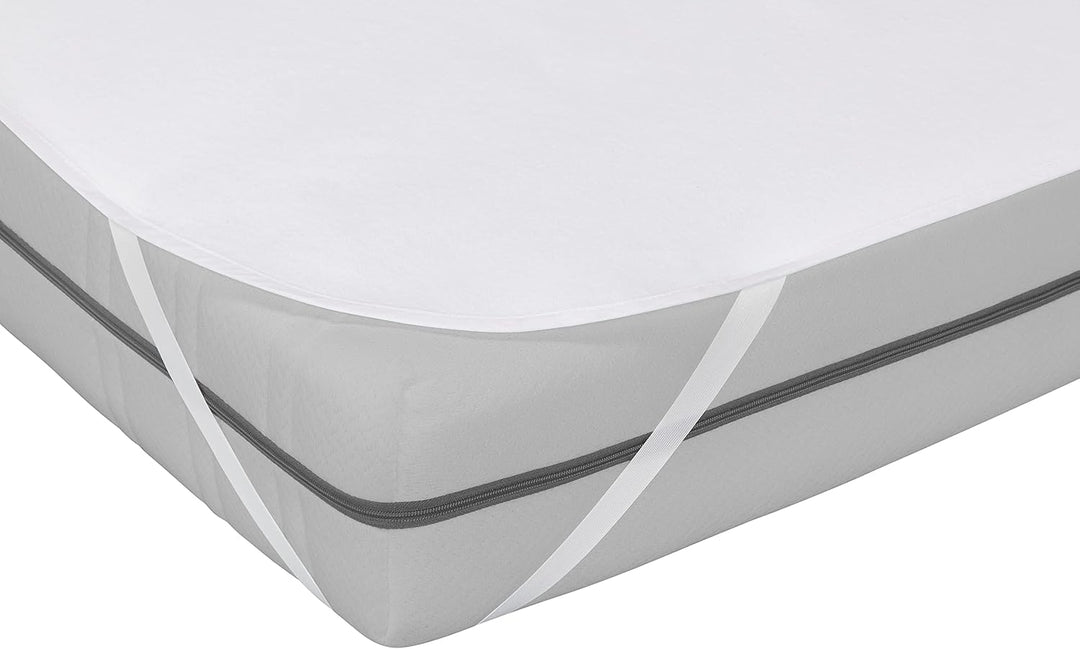 Ibena Vita wasserdichter Matratzenschutz 160x200 cm Matratzenschoner wasserdicht weiss Natur, Inkont