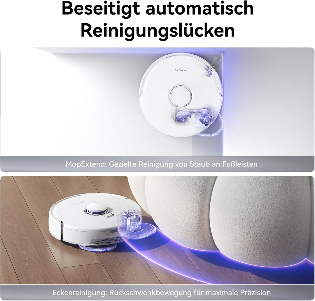 NARWAL Freo Z10 Pro Saugroboter mit Wischfunktion 18.500Pa Teppichreinigung, Z10 Pro