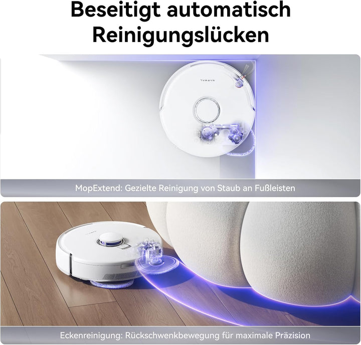 NARWAL Freo Z10 Pro Saugroboter mit Wischfunktion 18.500Pa Teppichreinigung, Z10 Pro