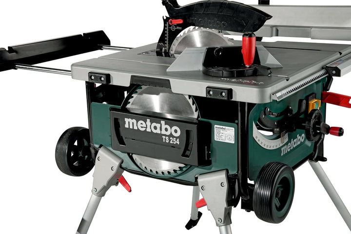 Metabo Tischkreissäge TS 254 (600668000) im Karton mit Untergestell und Trolleyfunktion (Max. Schnit