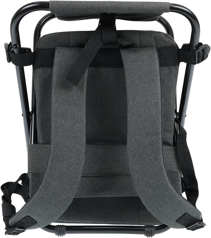 Aurora Outdoor Backpack - Rucksack mit Hocker - schwarz