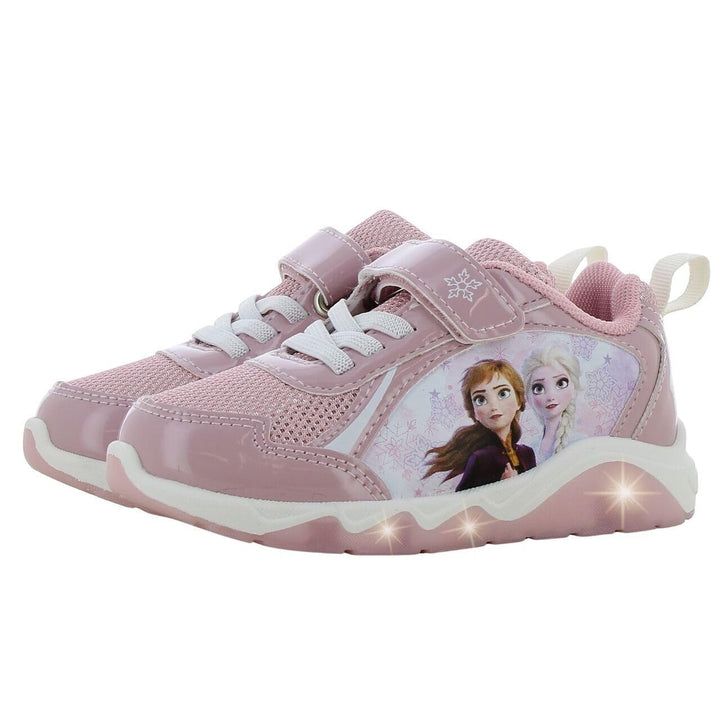 Leomil Frozen ELSA Schuhe Blinkschuhe Mädchen, Ideal for Schule und Freizeit 26 EU Lila 545, 26 EU L