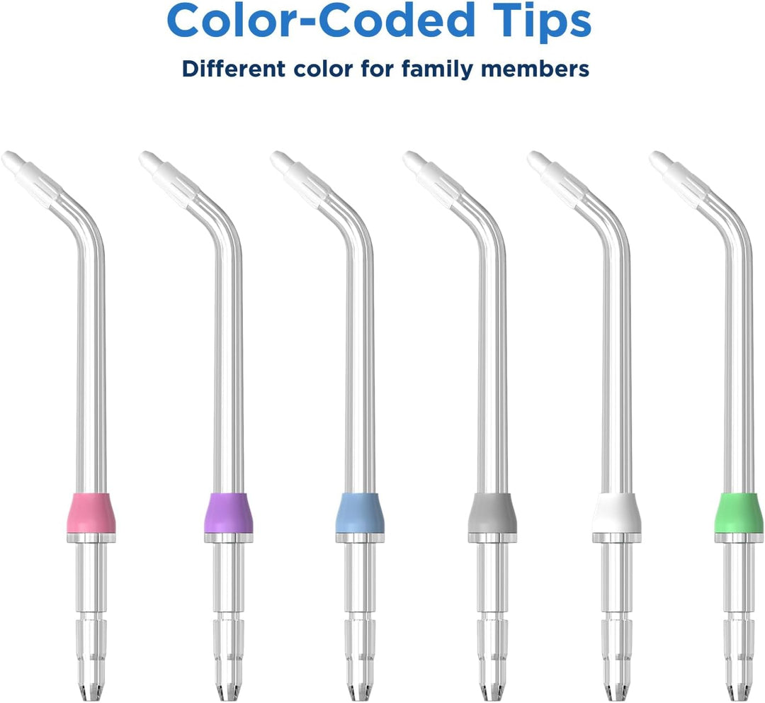 Ersatzköpfe für Waterpik Water Flosser (6 kieferorthopädische Spitzen)