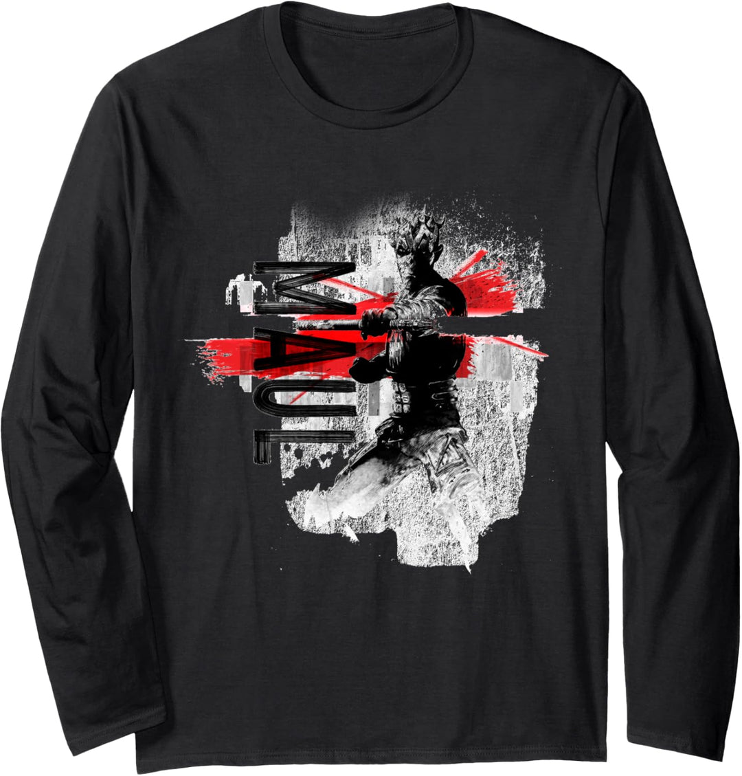 Star Wars Maul Collage Langarmshirt